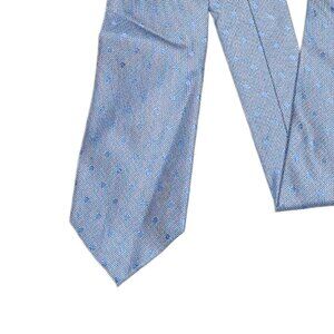 Calvin Klein Silk Blend Tie Men’s 60” Blue Dot Designer Classic Tie New
